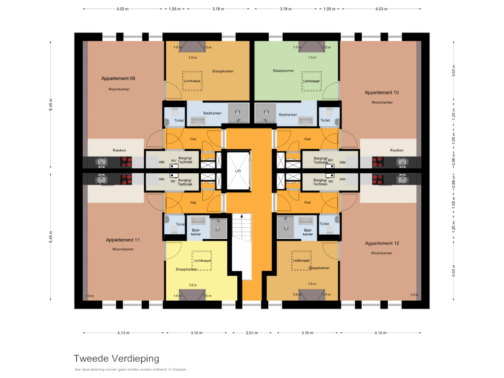 Bekijk plattegrond van Tweede Verdieping van Sallandsestraat 35