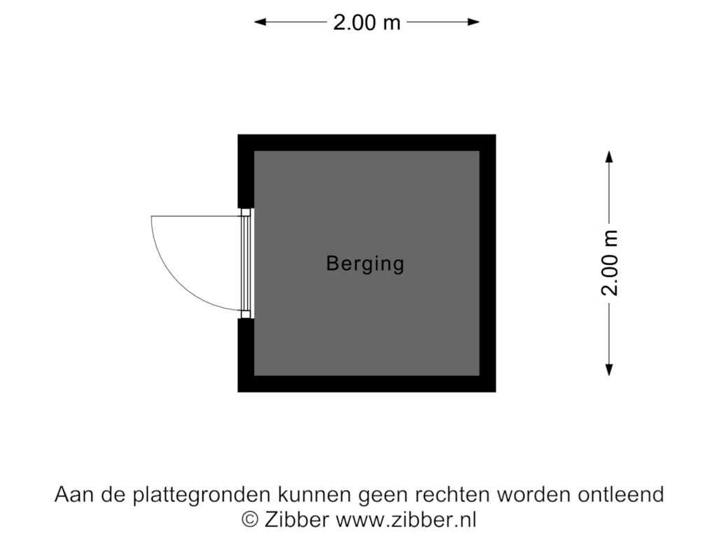 Bekijk plattegrond van Berging van Kuiltjesweg 44-237