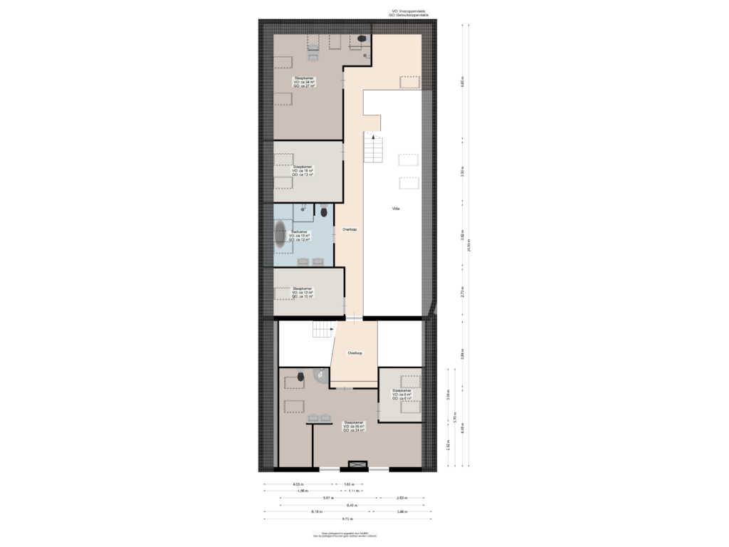 Bekijk plattegrond van Eerste verdieping van Asserstraat 95