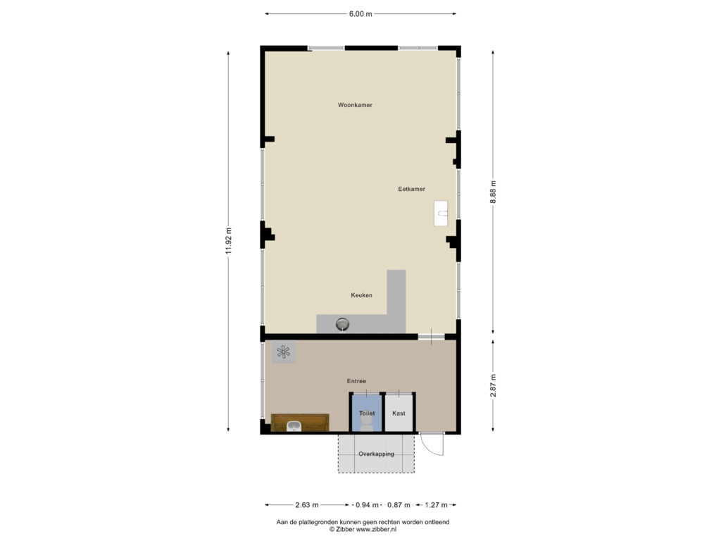 Bekijk plattegrond van Bijgebouw van Langelaan 6