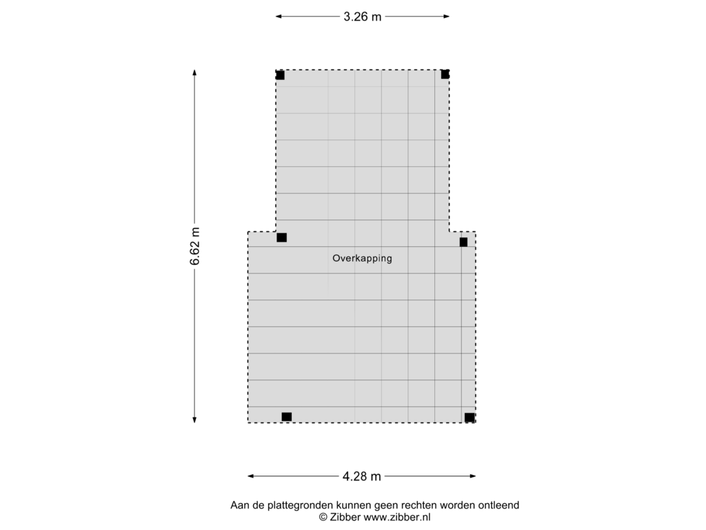 Bekijk plattegrond van Overkapping van Langelaan 6