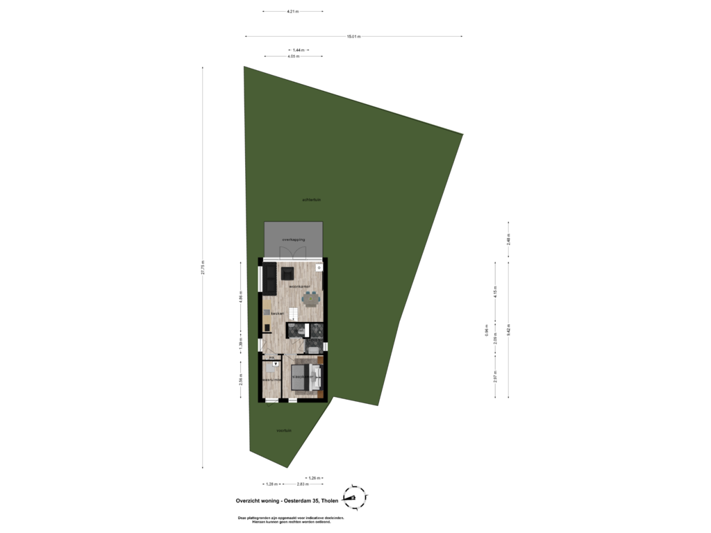 View floorplan of Overzicht woning of Oesterdam 35