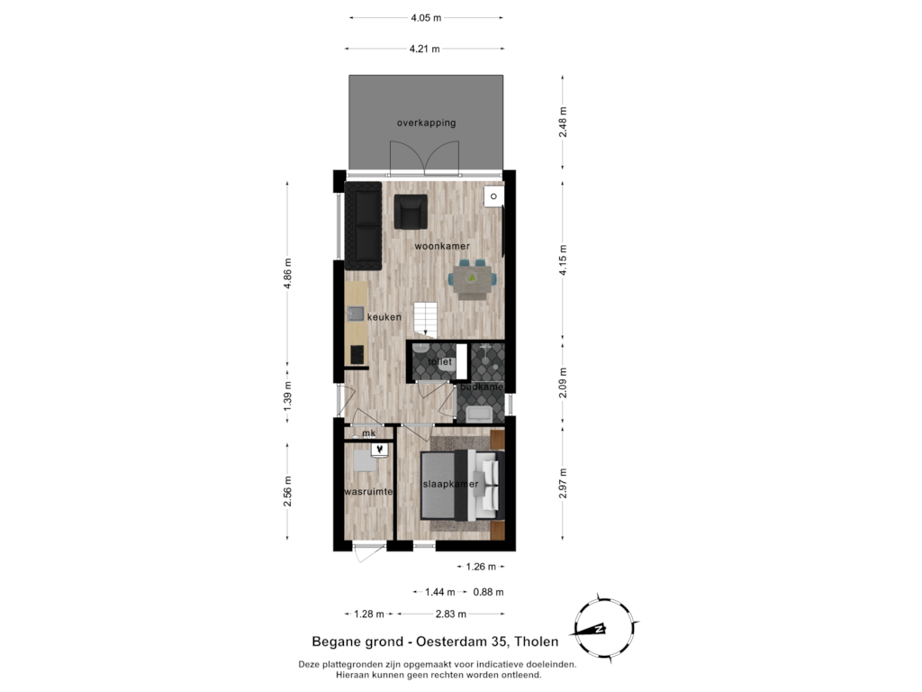 View floorplan of Begane grond of Oesterdam 35