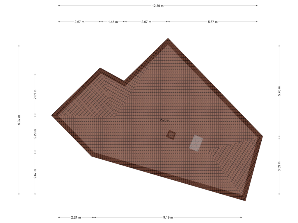 Bekijk plattegrond van Zolder van Beekhuizenseweg 73