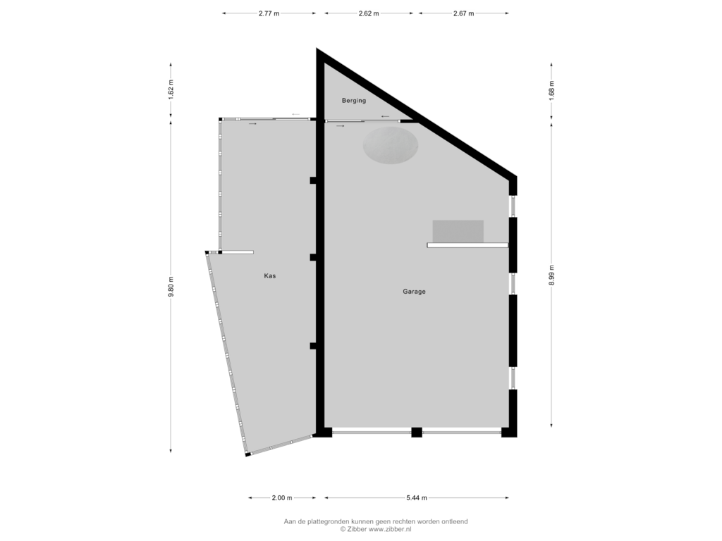 Bekijk plattegrond van Garage van Beekhuizenseweg 73