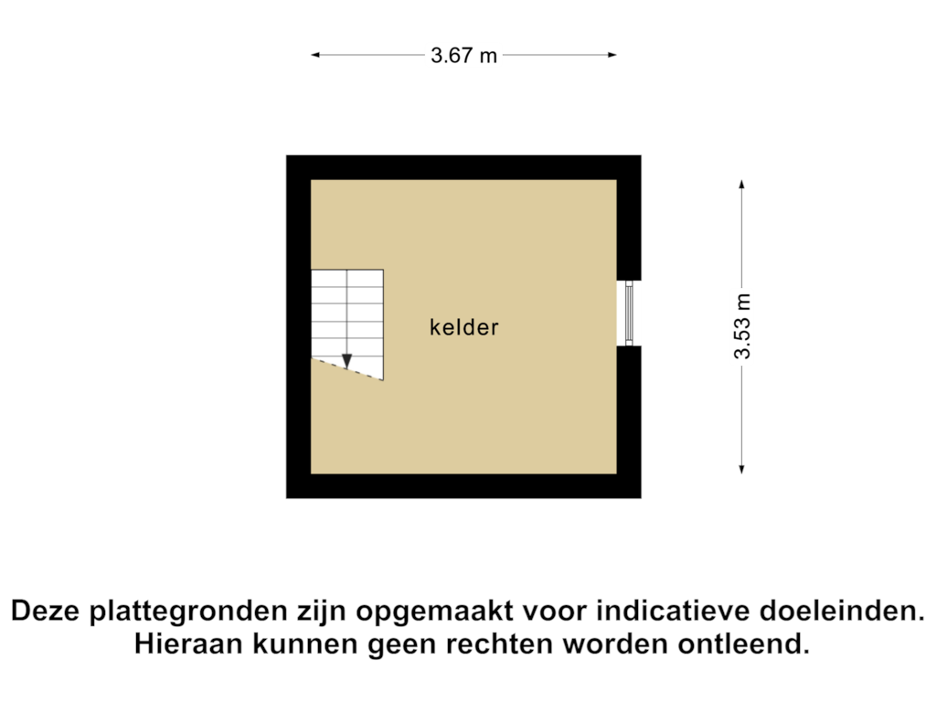 View floorplan of Souterrain of Soeterbeekseweg 21