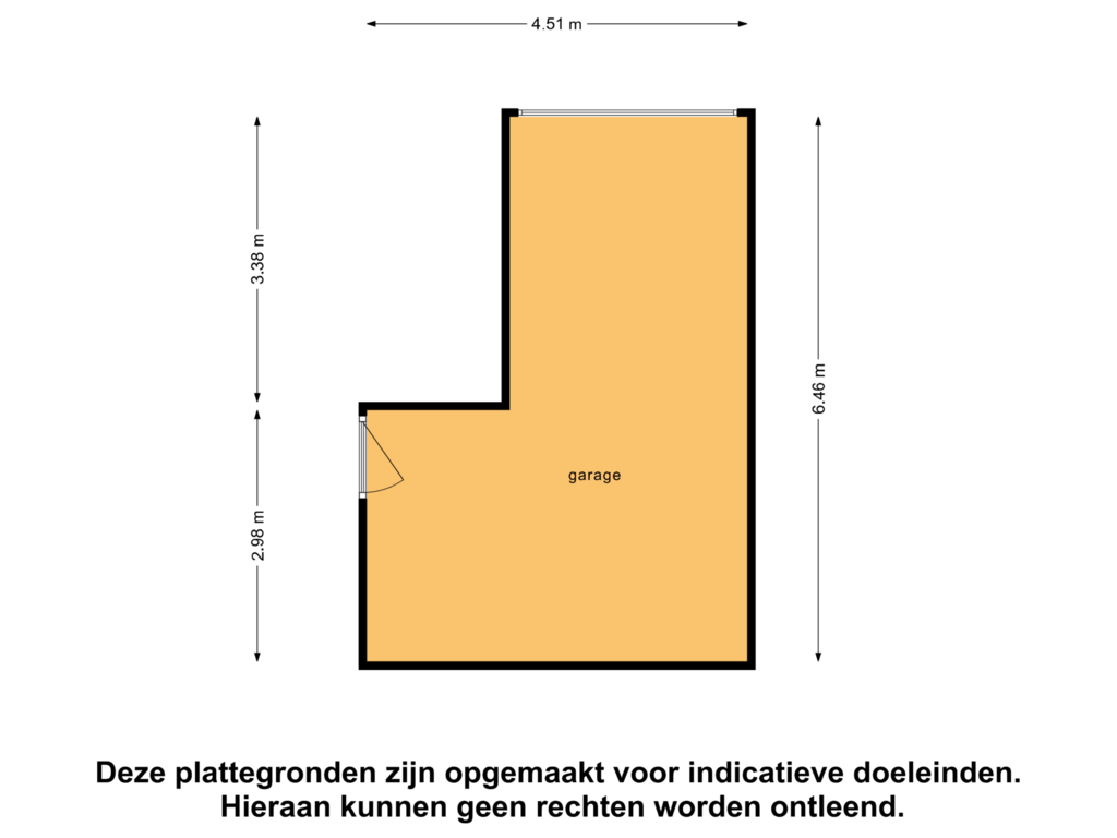 Bekijk plattegrond van Garage van Rosenburglaan 343