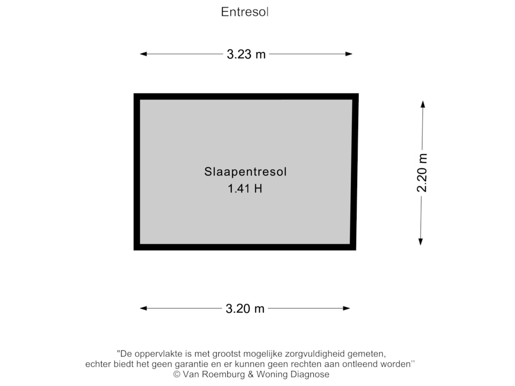 Bekijk plattegrond van Slaapentresol van Breed 38