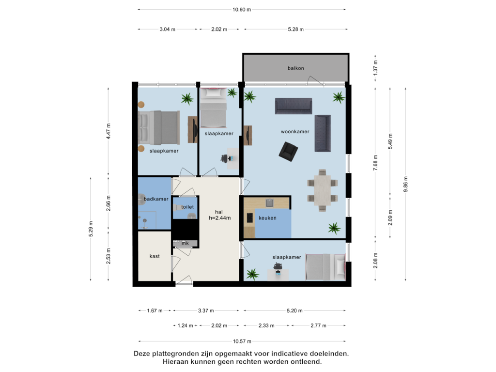 Bekijk plattegrond van Appartement van Fijnjekade 76