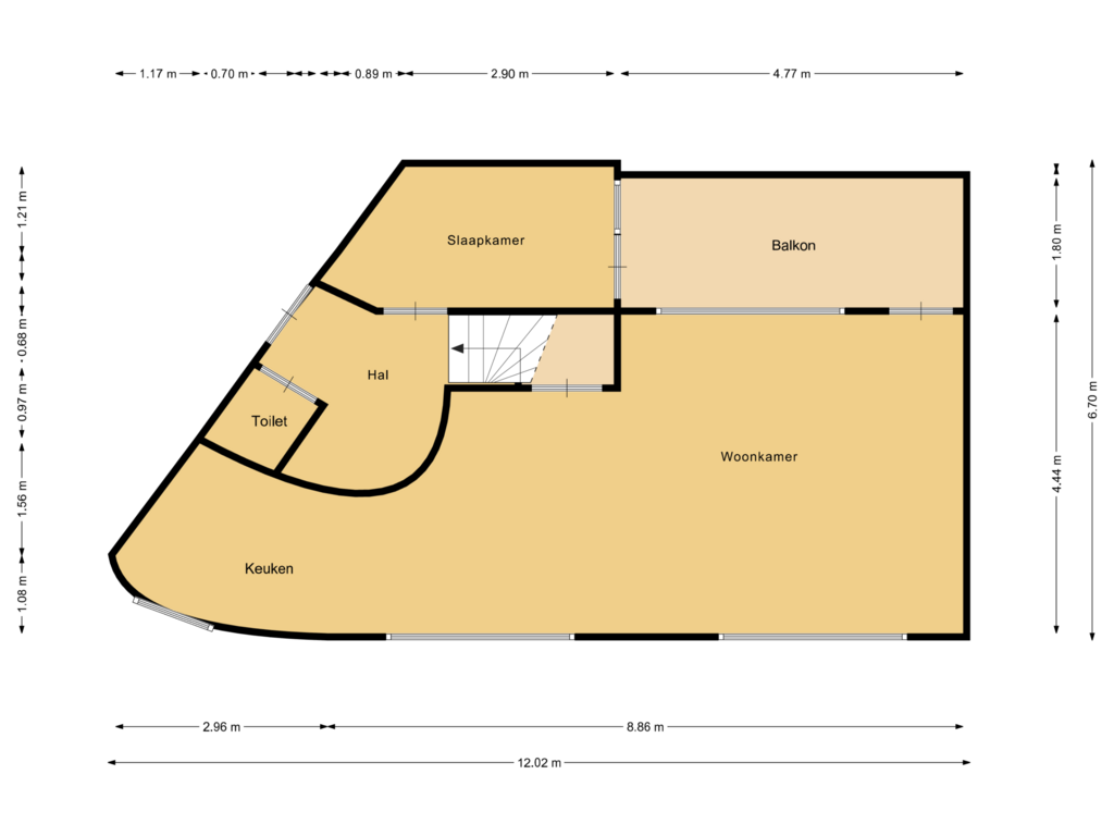 Bekijk plattegrond van First floor van Pinksterbloemstraat 23