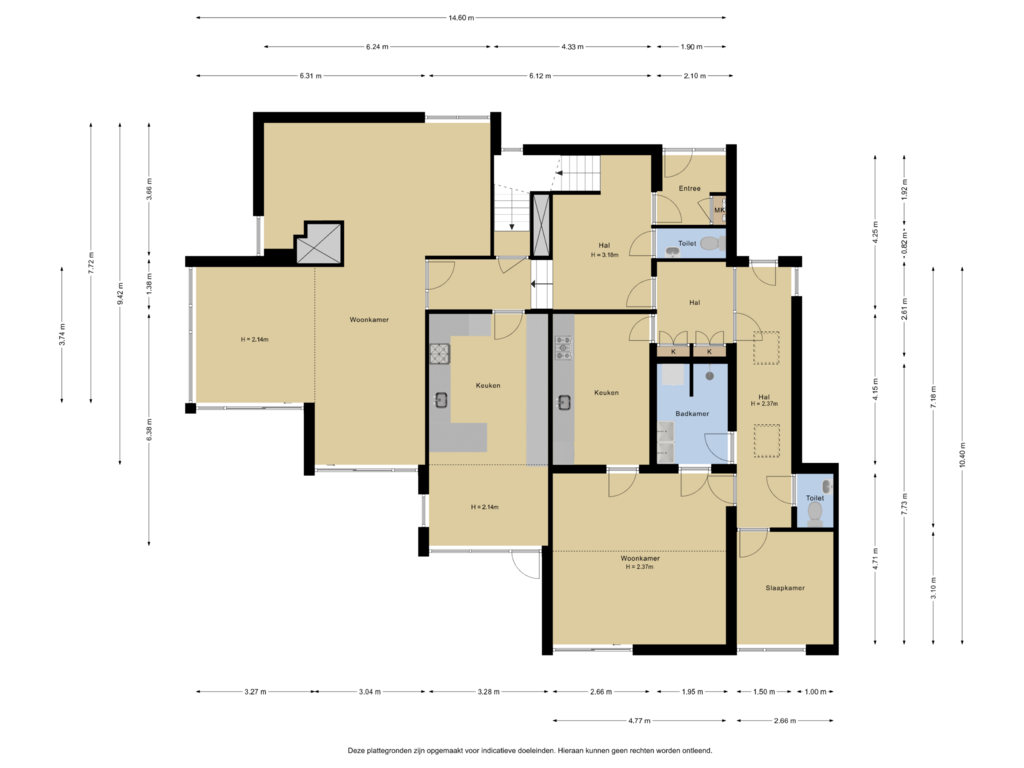 Bekijk plattegrond van Begane grond van Baron Schimmelpenninck van der Oyelaan 13