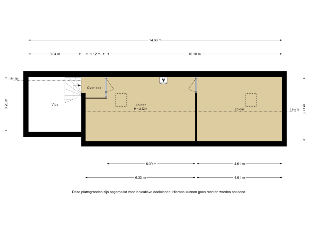 Bekijk plattegrond van 2e verdieping van Baron Schimmelpenninck van der Oyelaan 13