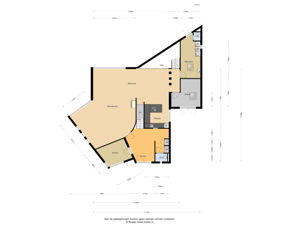 Bekijk plattegrond van Begane grond van Erve Broekhuis 17