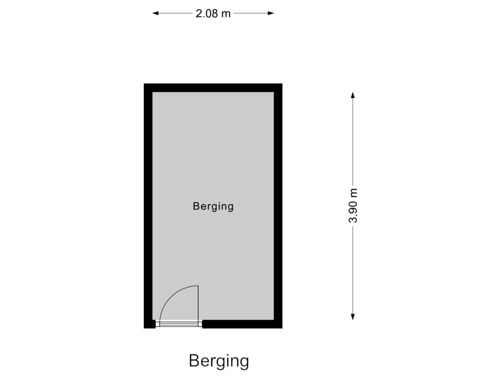 Bekijk plattegrond van Berging van Akeleilaan 49