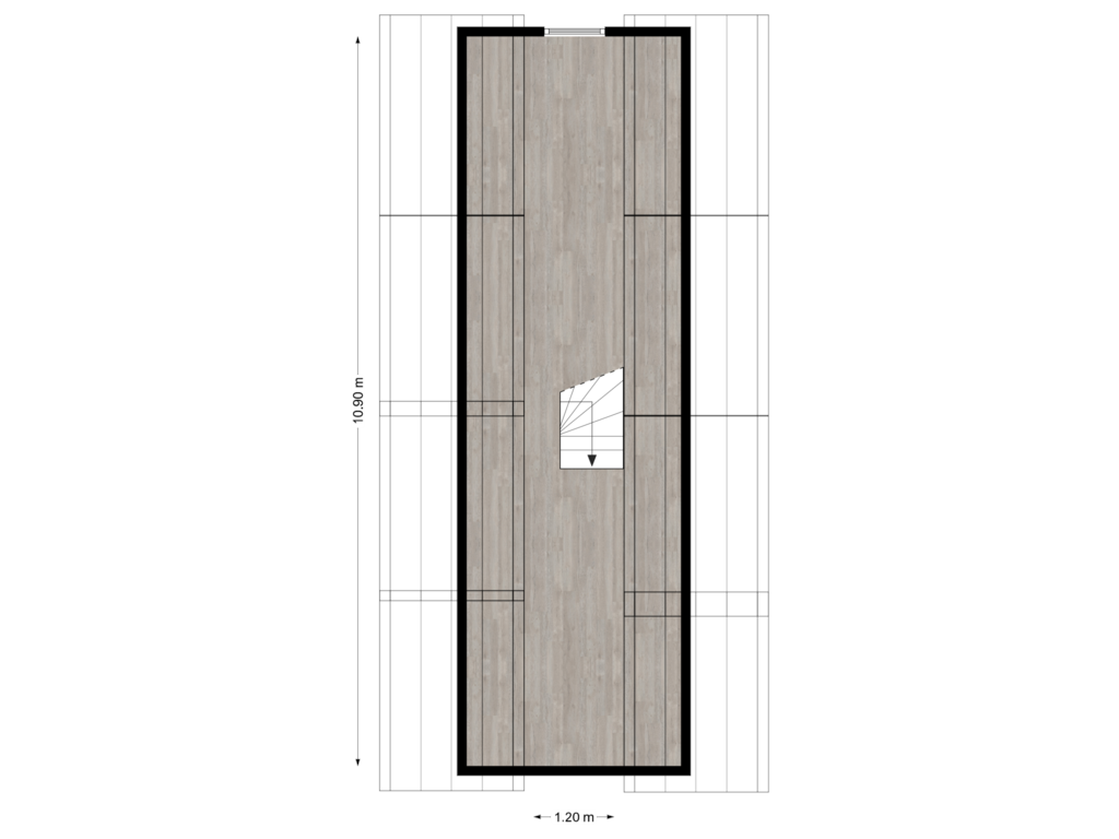 Bekijk plattegrond van Floor 2 van Santhorsthof 36