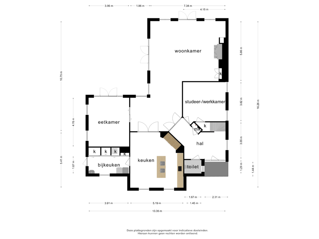 Bekijk plattegrond van Begane grond van Kivitslaan 5