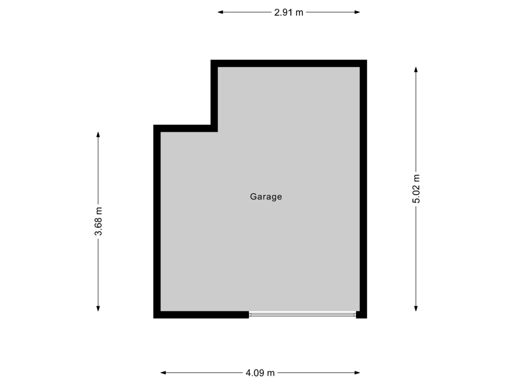 Bekijk plattegrond van Garage van Van der Wijckplein 5