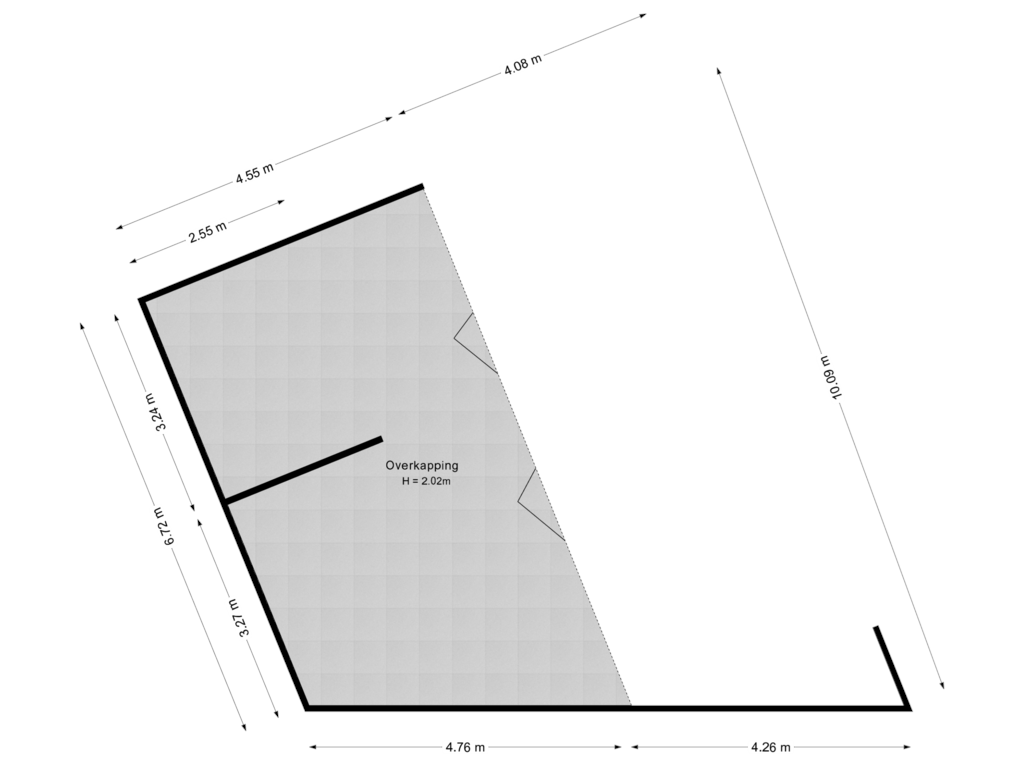 Bekijk plattegrond van Overkapping 2 van De Hege Bouwen 19