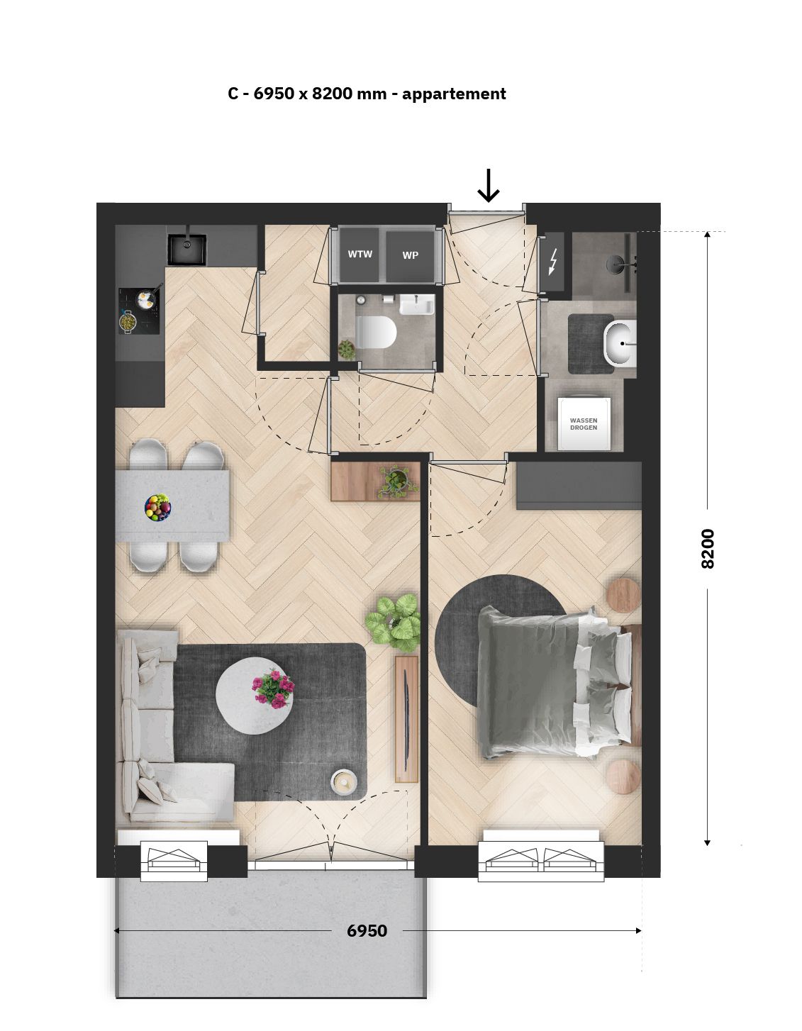 Foto 11 van Linnerpark 21 appartementen Blok 1