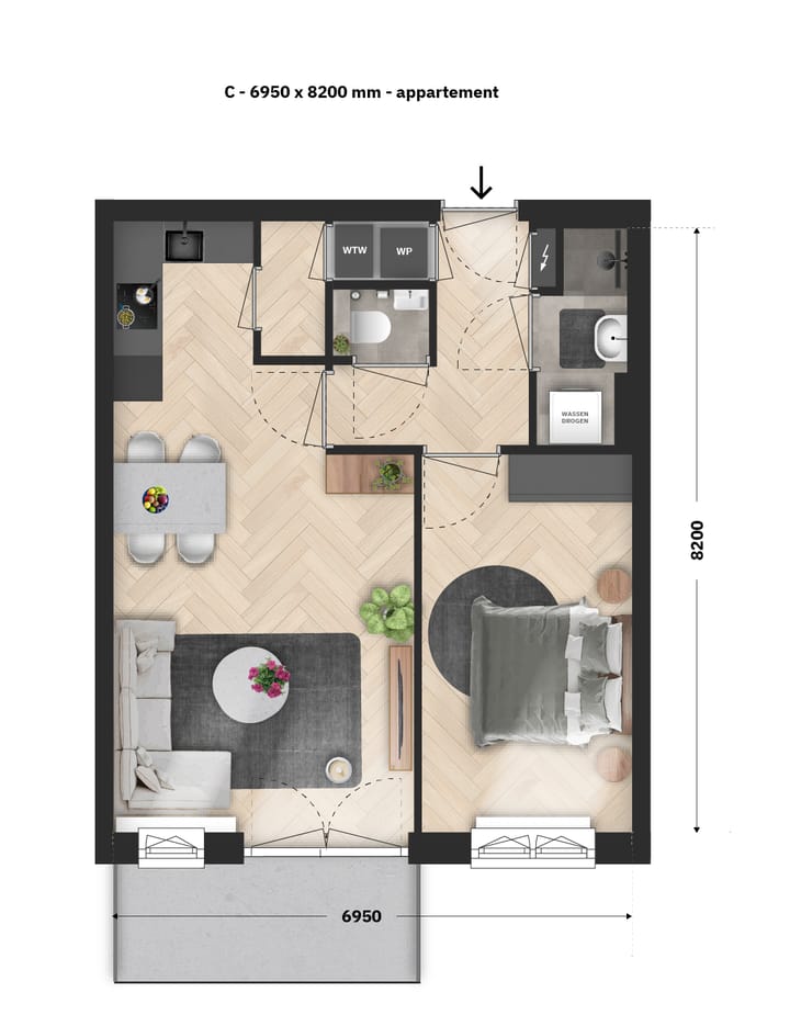 Foto 11 van Linnerpark 21 appartementen Blok 1