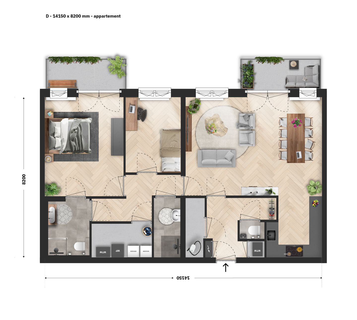 Foto 12 van Linnerpark 21 appartementen Blok 1