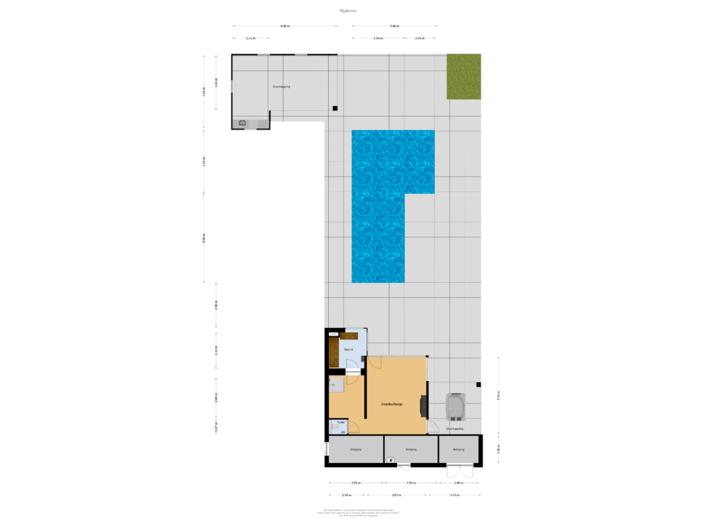 Bekijk plattegrond van Bijgebouw van Buitenpad 1