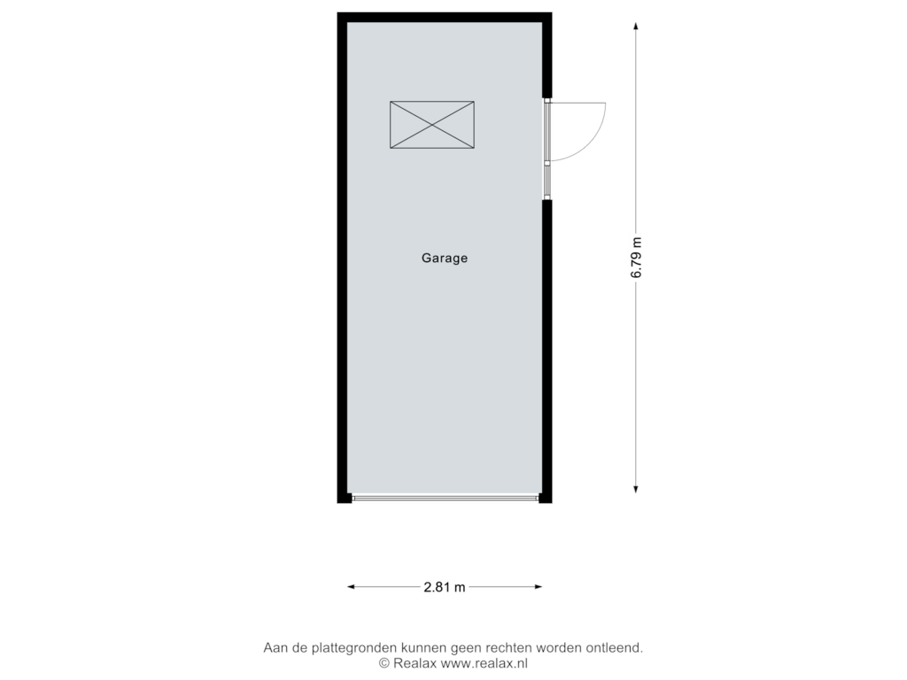 View floorplan of Garage of de Pal 34