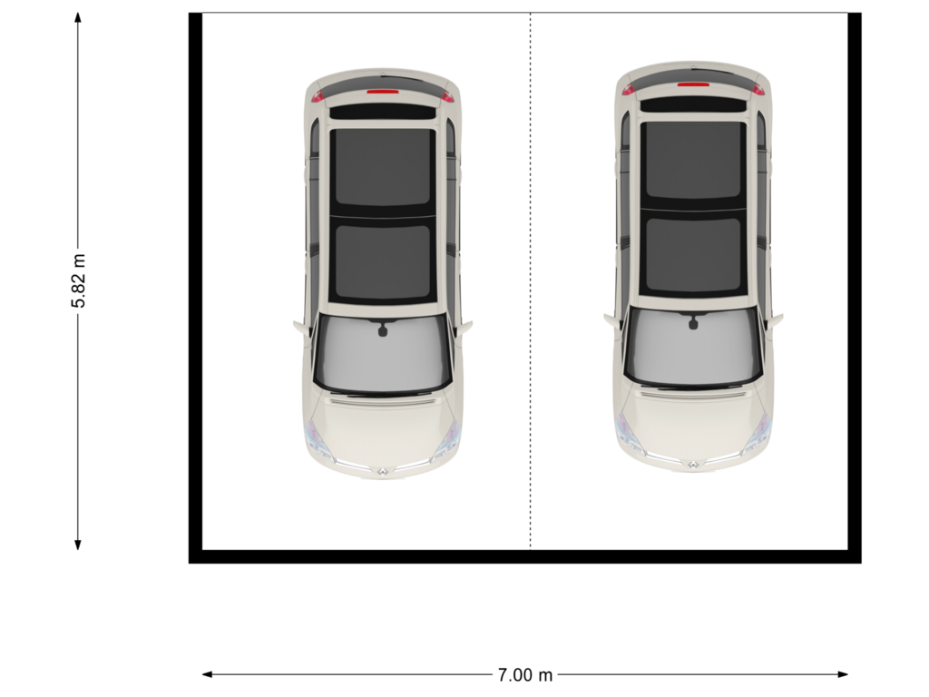 View floorplan of Parking 2 of Banstraat 27-A