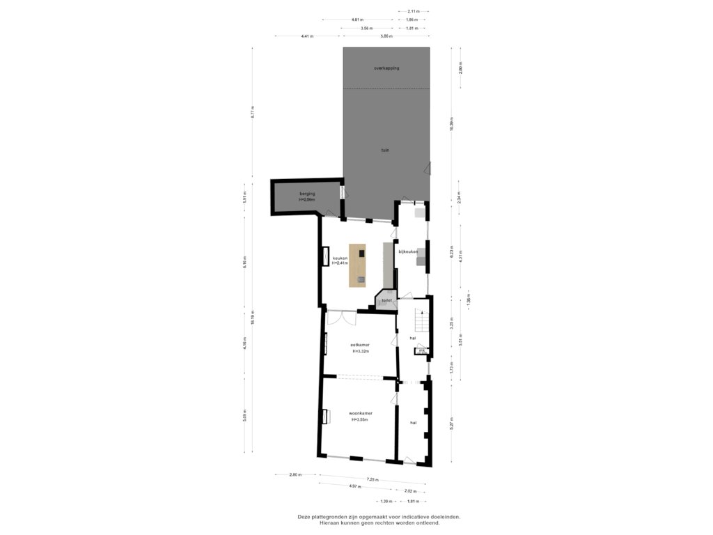 Bekijk plattegrond van Overzicht woning van Voorstraat 92