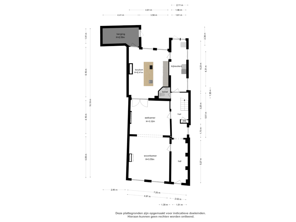 Bekijk plattegrond van Begane grond van Voorstraat 92