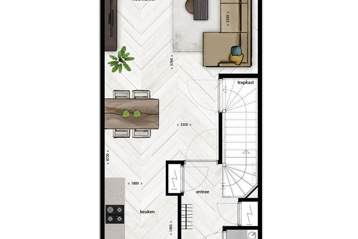 Bekijk foto 5 van Tussenwoning | Type 2 (Bouwnr. 2)