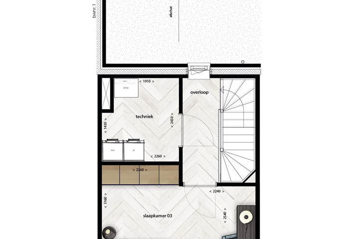 Bekijk foto 7 van Tussenwoning | Type 2 (Bouwnr. 2)