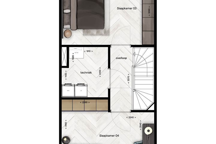 Bekijk foto 8 van Tussenwoning | Type 2 (Bouwnr. 2)