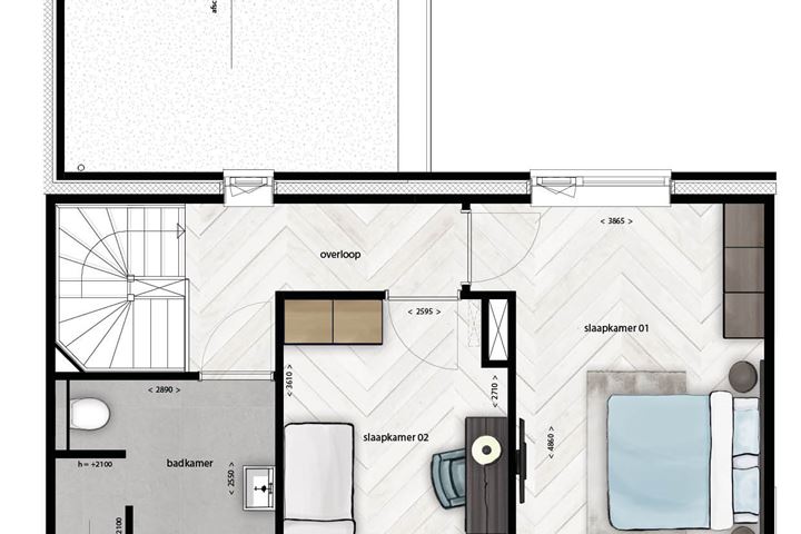 Bekijk foto 6 van Tussenwoning | Type 8 (Bouwnr. 17)