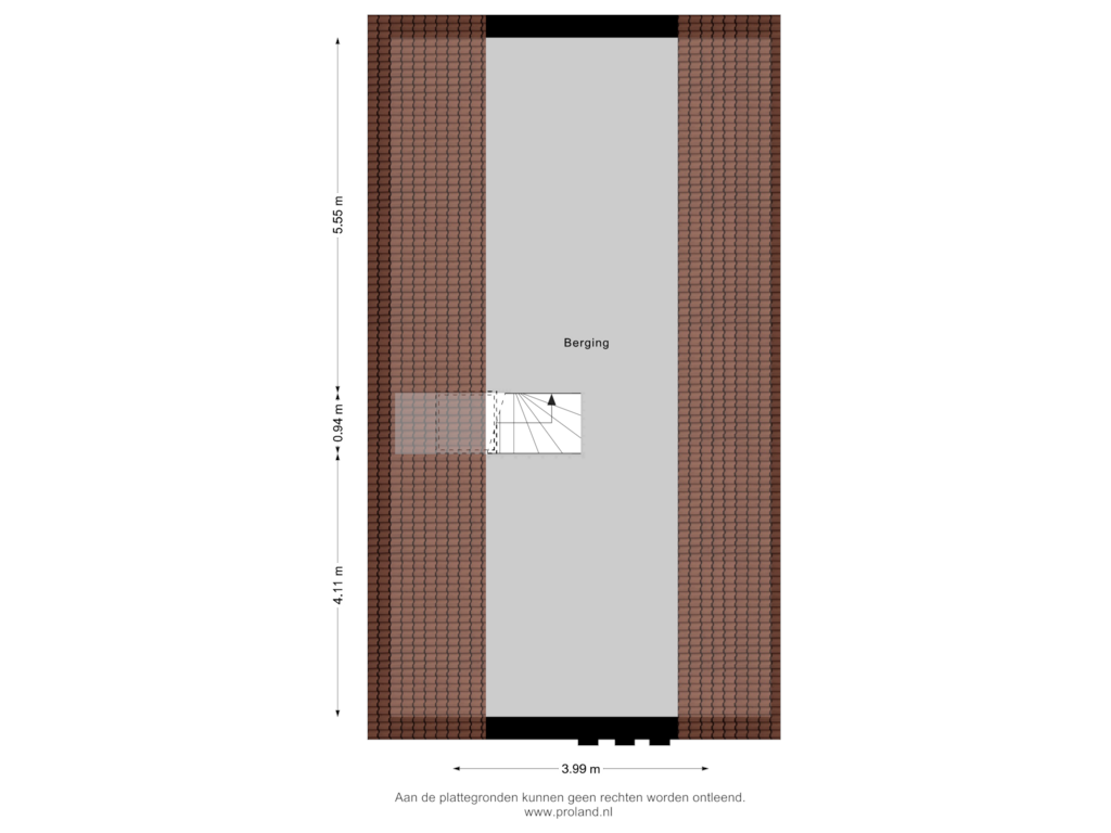 Bekijk plattegrond van 2e Verdieping van 2-onder-1 kap (Bouwnr. 3)