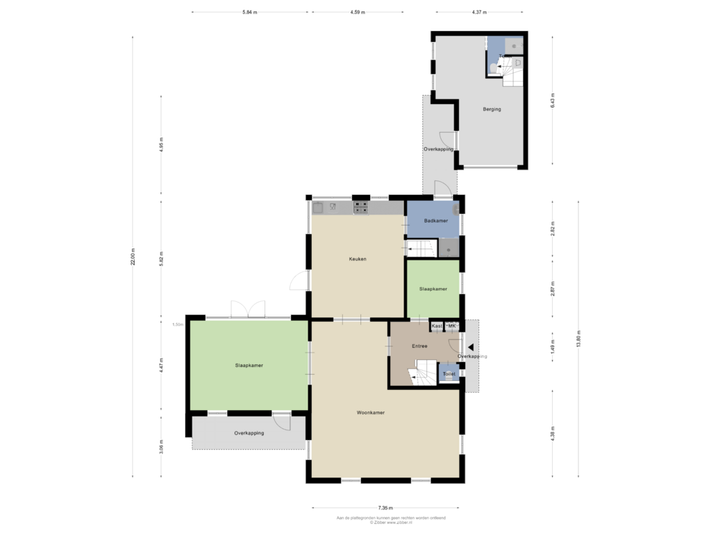 Bekijk plattegrond van Begane Grond van 't eerste Môrn 20