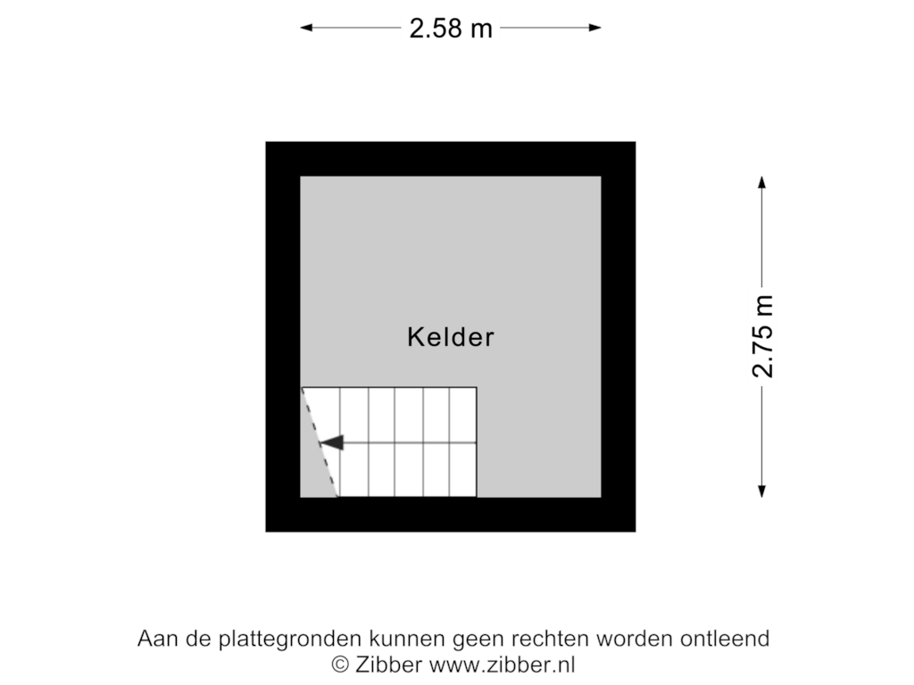 Bekijk plattegrond van Kelder van 't eerste Môrn 20