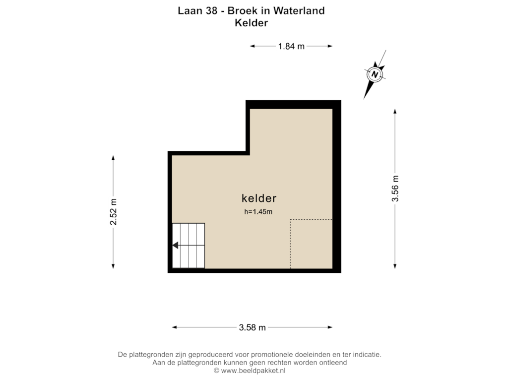 View floorplan of KELDER of Laan 38