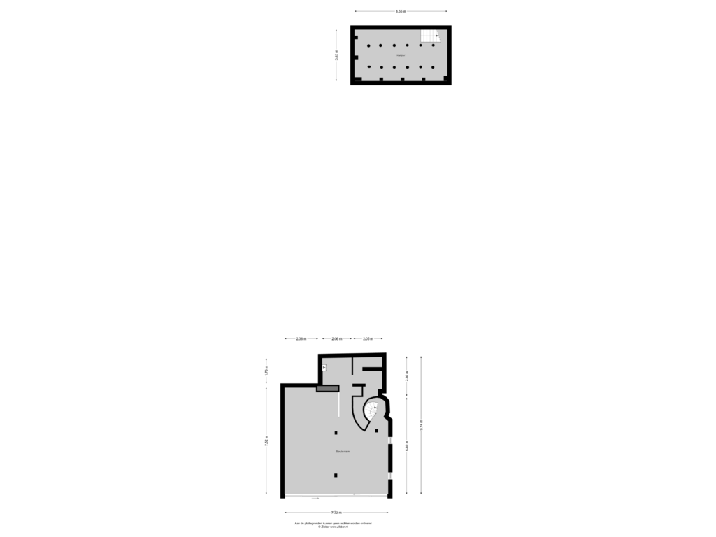 View floorplan of Souterrain of Eerdshaag 11