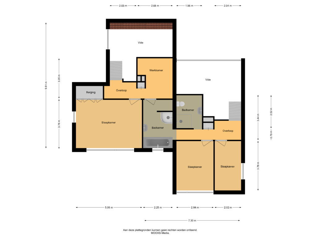 View floorplan of 1e Verdieping of Numansgors 81