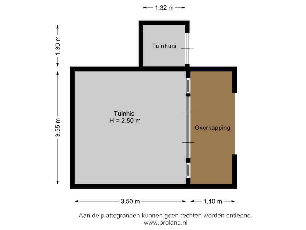 Bekijk plattegrond van Tuinhuis 2 van Runde NZ 44