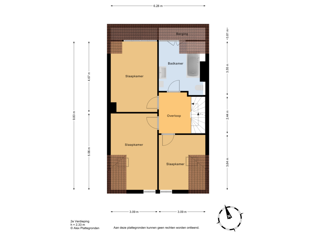 Bekijk plattegrond van 2e Verdieping van Van Zuylen van Nijeveltstraat 114