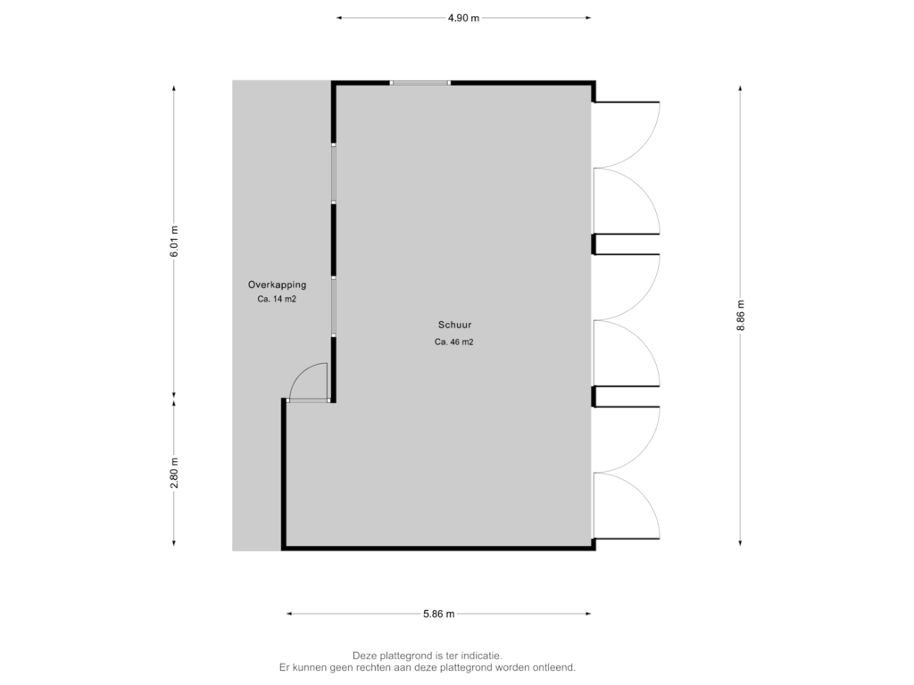 Bekijk plattegrond van Schuur van Suermondsweg 26