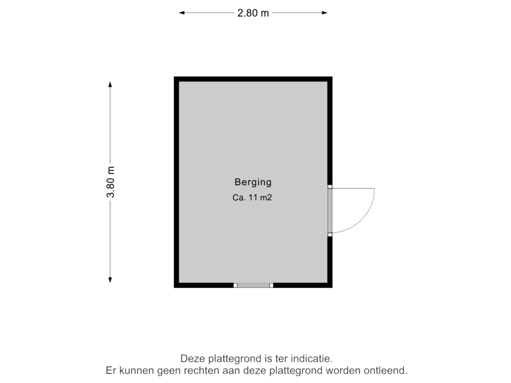 Bekijk plattegrond van Berging van Suermondsweg 26