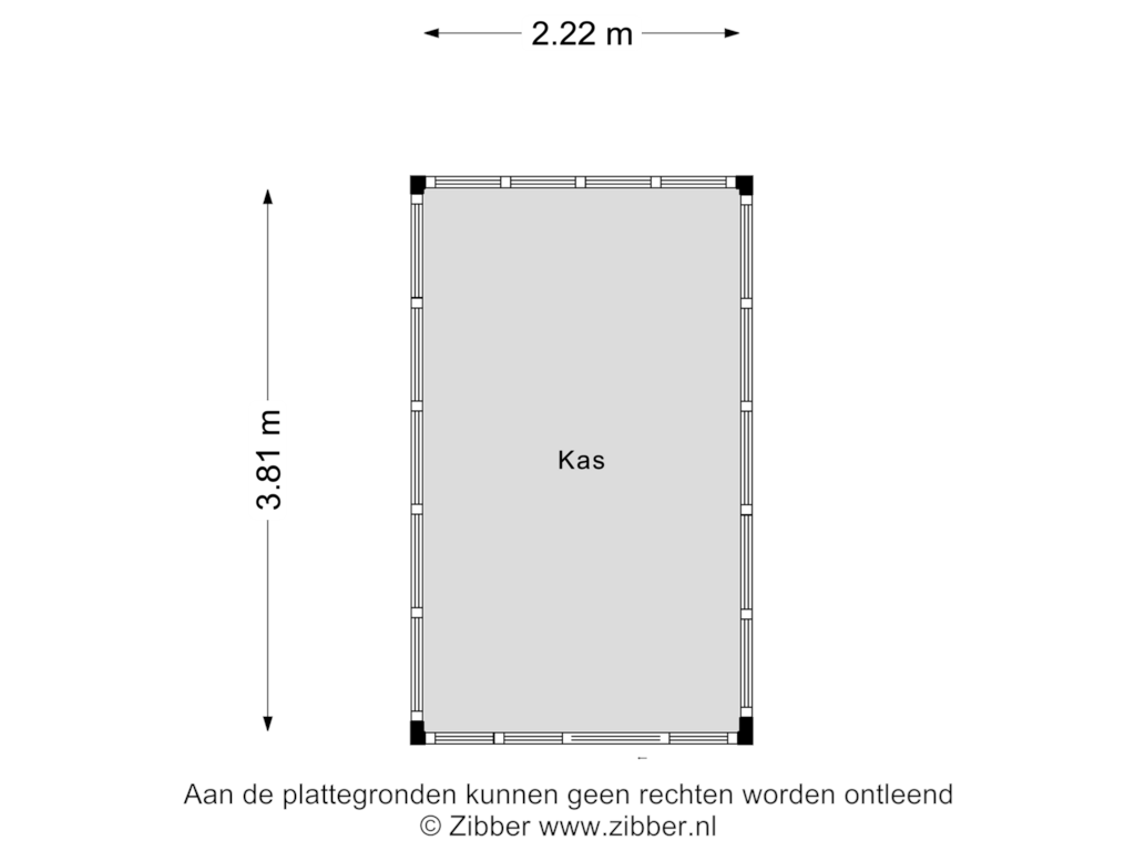 View floorplan of Kas of Van Lennepweg 13