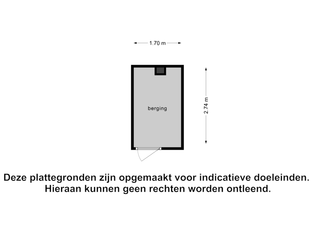 Bekijk plattegrond van Berging van Zuiderzeestraatweg 128-F