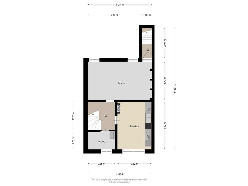 Bekijk plattegrond van Souterrain van Zum Kämpken 1