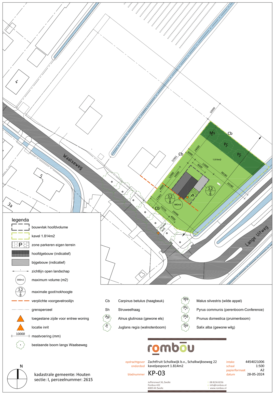Foto 1 van Bouwkavel III aan de Waalseweg