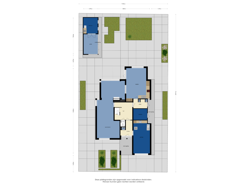 View floorplan of Begane Grond _ Tuin of Sandhil 8