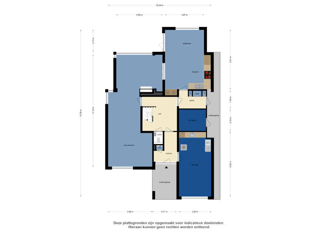 View floorplan of Begane Grond of Sandhil 8